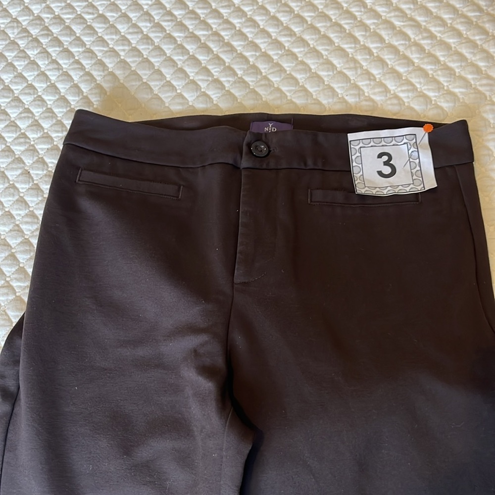 NYDJ PONTE KNIT size 8 slim leg #3 flare
